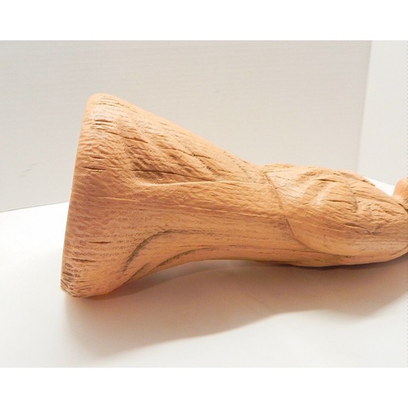 Empire Plastic Nativity Mary Wood Grain Look Blow Mold 18 Inch Brown - Picture 9 of 10